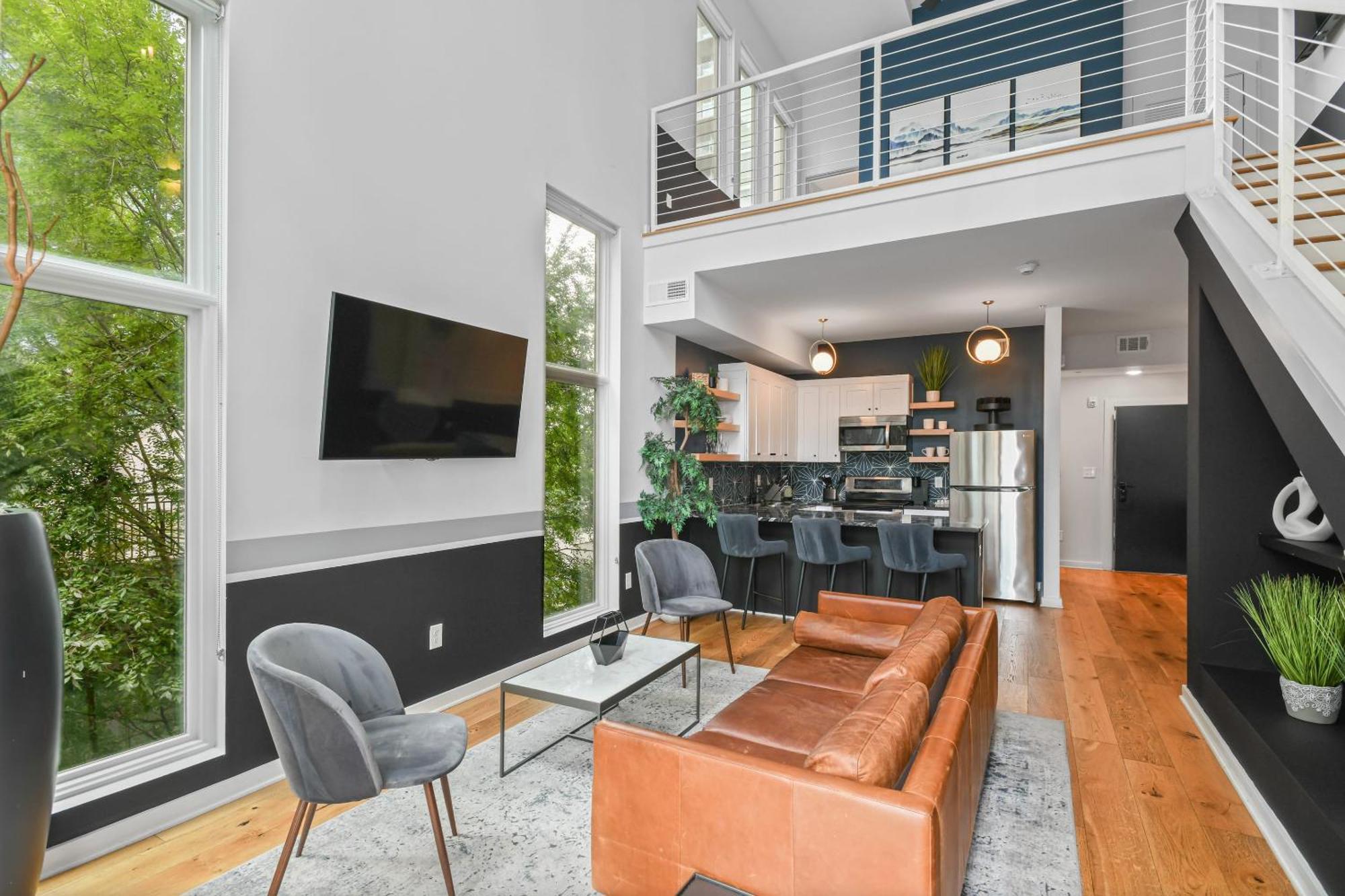 Stupendous Heart Of Piedmont Park Two Story Loft Apartment Atlanta Exterior photo