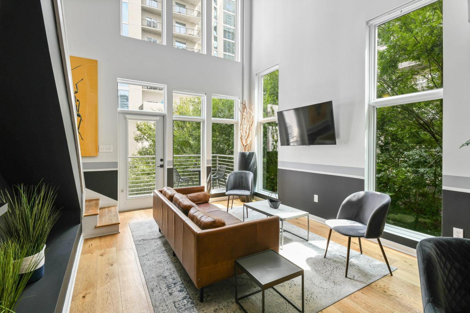 Stupendous Heart Of Piedmont Park Two Story Loft Apartment Atlanta Exterior photo